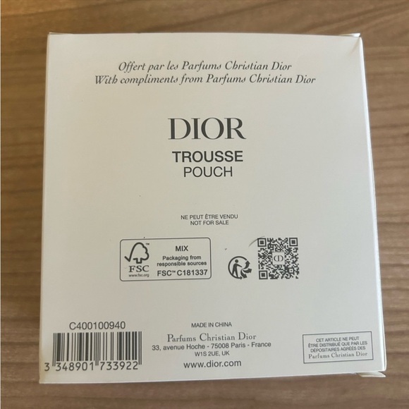 Christian Dior Gold Round Jewelry Pouch Trousse Women's Bag Small evening new - Picture 3 of 3